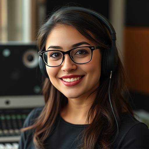 Portrait of Elena Ramirez, Co-founder and Lead Audio Engineer.