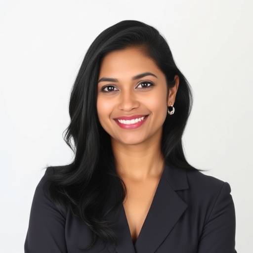 Portrait of Maya Singh, Podcast Consultant and Marketing Specialist.
